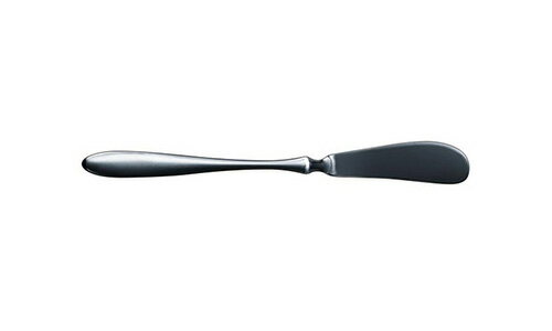 ブリリアントブラック バターナイフ(BN-110B)14cm ステンレス 黒染め 洋食器 カトラリー スプレッド スプレター ジャムナイフ 卓上 テーブル キッチン シック 大人 センチュリー 酸化被膜