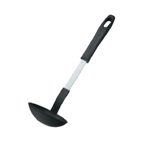 抗菌耐熱お玉 小(ブラック/レッド/イエロー)(1542_66)27cm ナイロン 樹脂 耐熱温度240℃ ホットプレート..