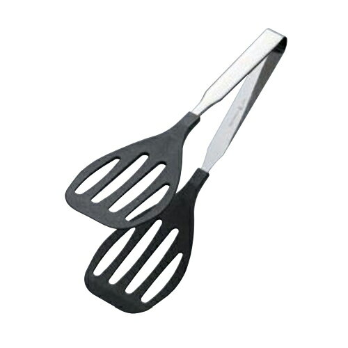 カラートング グリル 中 (ブラック/レッド/オレンジ)(1993_2013)25cm 調理 ターナー 炒める 取り分け ..