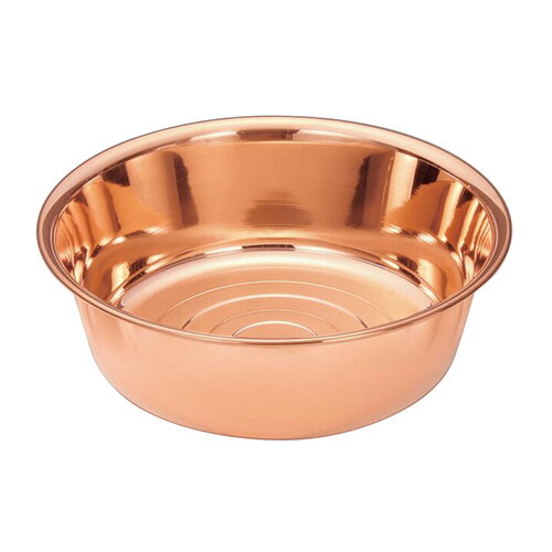 純銅製 洗い桶29cm(701305)4.5L キッチン シンク 洗濯 つけ置き 衛生 洗浄 たらい カッパー タケコシ【日本製】