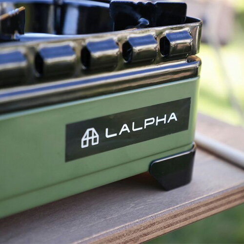 LALPHA ステッカー3pcセット(AC-001)ロゴシール ブランド ステッカー 色褪せしにくい アウトドア キャンプ 野外 ブラック ラルファ 敬老の日