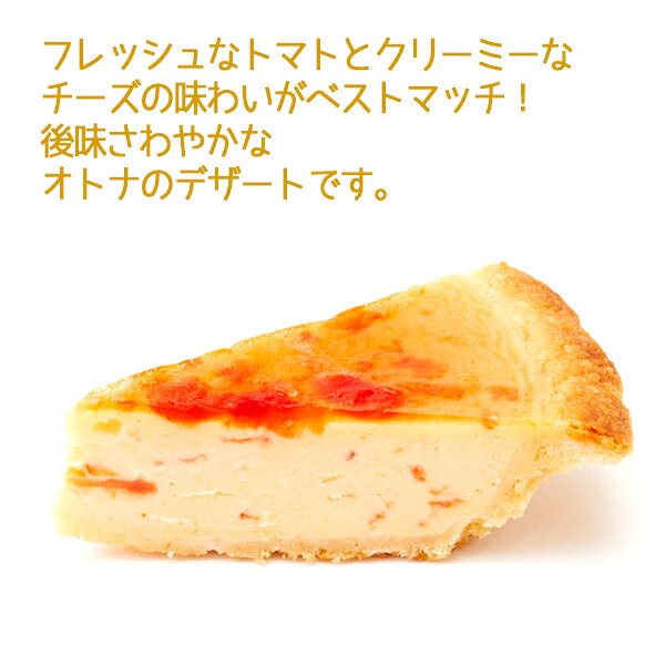 【冷凍】[ガトーSHIRAHAMA 直送] トマトチーズケーキ 14cm(SA1-4-22)ホール 伝説のチーズケーキ ヘルシー 野菜のおやつ ベジタブル 神奈川県 2〜3人用【同梱不可】【代引不可】お誕生日 記念日 ギフト