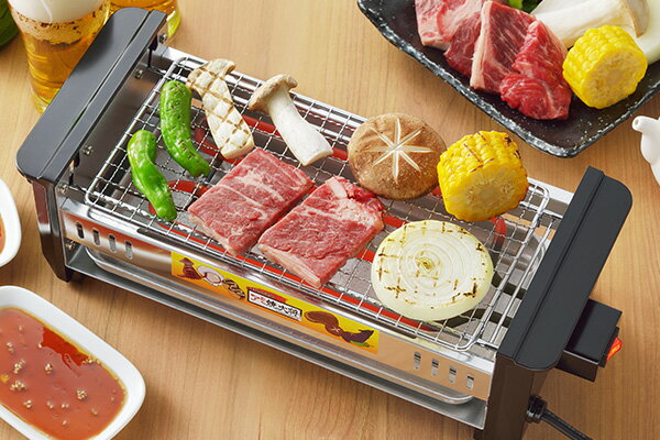 アミ焼大将ワイド(たこ焼きプレート付)(AYT-03)1000W電気ロースター電気網焼きアミ焼き大将網焼き機おうちキャンプ夜会ハウス【正規代理店】