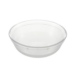 クリア食器 ボール13 (ナチュラル) (TR-413N) 13cm 360ml 丸皿 小鉢 洋食器 朝食 デザート フルーツ かき氷 涼しげ 透明 軽い 器 ボウル 業務用 トライタン サークル 電子レンジ対応 エンテック【日本製】