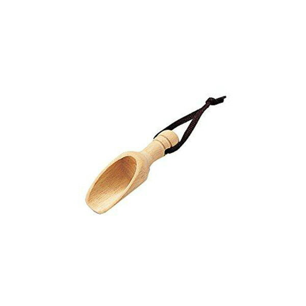 ボンヌ 木製スコップ 小 (020744) 8cm 天然木 ウッド コーヒー豆 茶葉 キッチンツール ...