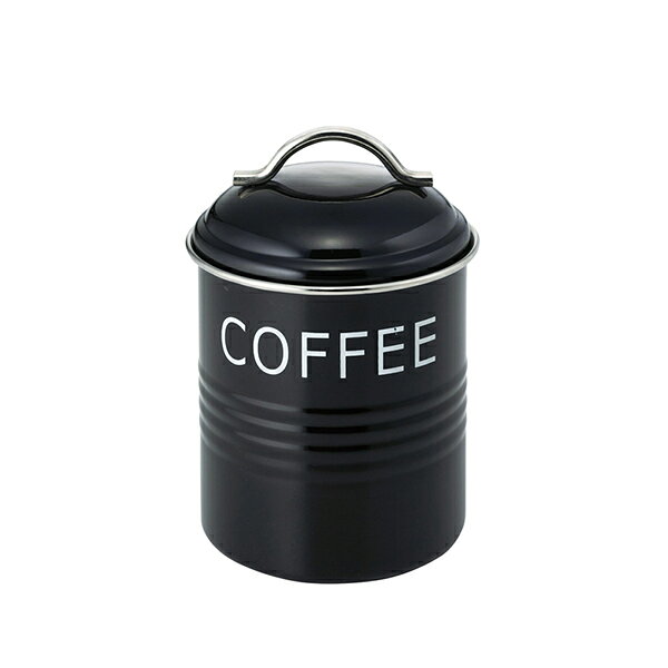 Rakuten - バーネット キャニスター 黒 (TEA/COFFEE/SUGAR) (024414_6) スチール スパイス シュガー 砂糖 ティータイム コーヒーブレイク 保存容器 おしゃれ キャニスター 卓上 雑貨 ブラック