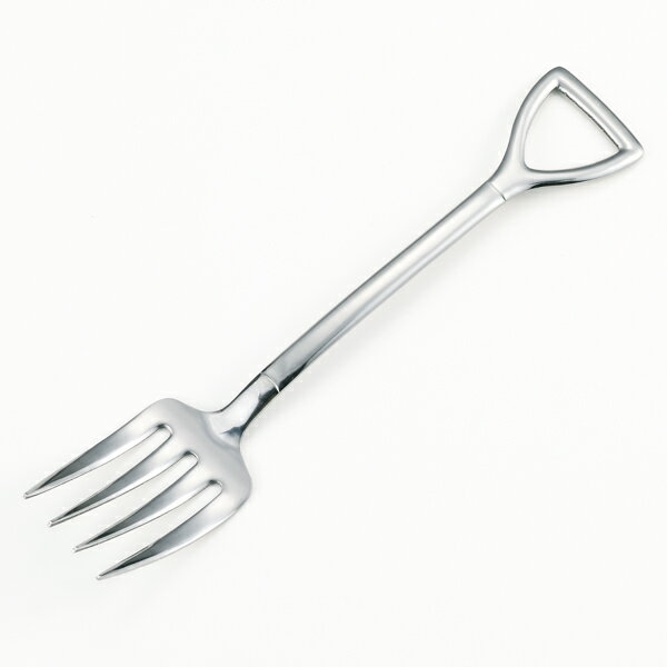 メガスコップフォーク(0369027)21cm ステンレス 農具みたいなカトラリー ユニーク スコップ ショベル シャベル フォーク 食洗機対応 取り分け 盛り付け【日本製】【メール便対応】