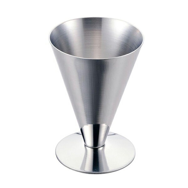 Rakuten - スリム 乾杯酒カップ (MR-686) ステンレス 冷酒杯 45ml スタイリッシュ シンプル 円錐 シルバー 光沢 酒器 迎え酒 ギフト【日本製】