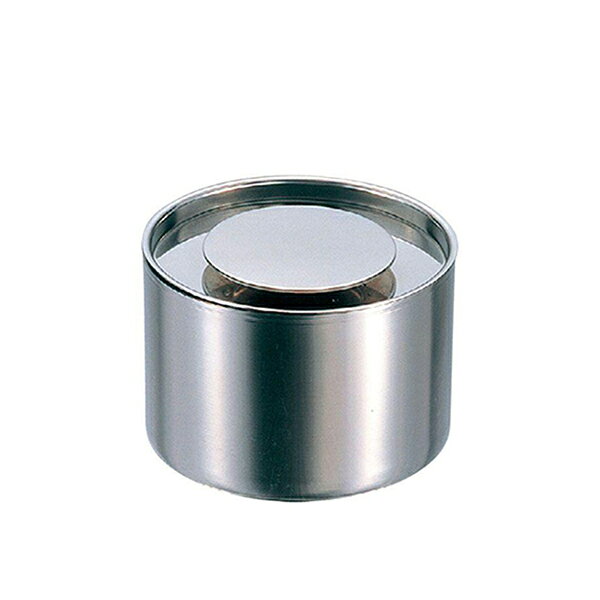 Steel Storage Containers - スリムポット400 (MR-492) 18-8ステンレス 10cm 400ml フタ付 薬味入れ チャツネ スパイスポット 器 カトリ 業務用【日本製】
