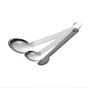 霜鳥製作所 計量スプーン 2pcs (174) 2.5cc 5cc ヘラ ステンレス 調味料 メジャー 製菓 業務用 【日本製】バレンタイン チョコハロウィン ...