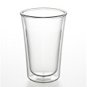 われないダブルウォールグラス スリム 300ml (TW-3783) 300ml コーヒー お茶 ジュース お酒 グラス 晩酌 丈夫 手軽 アウトドア きれい ...