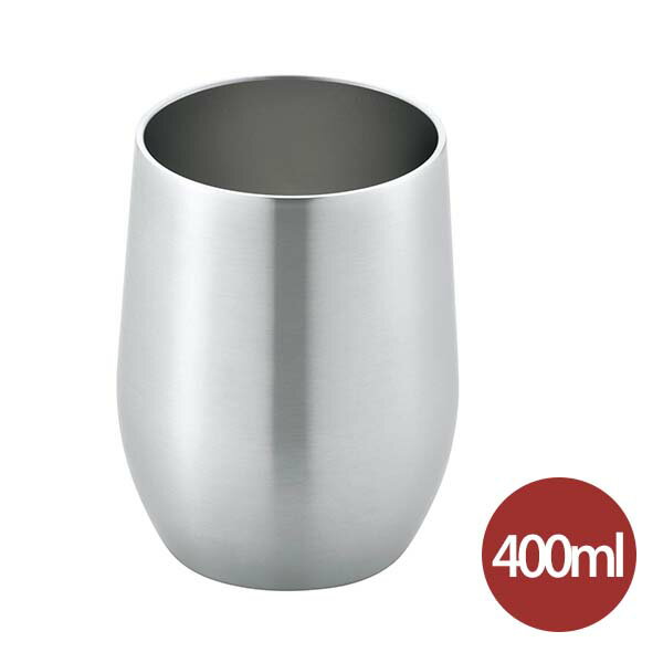 Rakuten - アンカラーズ 真空二重ステンレス タンブラー400ml (UC-09) 真空二重構造 ステンレス 酒器 カップ 保温 保冷 リップフィット形状 エッジミラー仕上げ 高級感 鏡面 400ml ビール コーヒー 焼酎 お茶 ティー