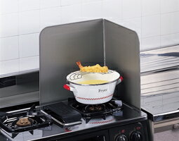 Rakuten - 天ぷらガード(0128007)天ぷら 揚げ物 油ハネ ガード キッチン用品 汚れ防止グッズ コンロ IH お掃除カンタン 便利 安全 調理 機能的【日本製】