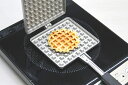 スナック ワッフル(KS-2936)アルミ製 簡単 おやつ 焼きおにぎり アウトドア コンパクト お手入れ簡単 IH・ガス火対応 新潟県・燕市【日本製】 父の日ギフト