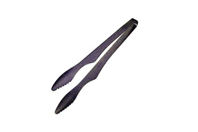 Rakuten - 彩華 スリムテーブルトング 紫(4321)卓上 配膳 キッチンツール 和風 趣 パープル 漆 ラメ調 先端がテーブルにつかない 取り分け 焼肉 いろは【日本製】