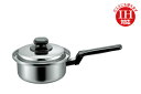 ヘルシークック 片手鍋16cm (HC-16S) 1.7L ソースパン 小鍋 ミルクパン 一人用 手軽 ステンレス エコ ヘルシー IH対応・ガス火対応 タマハ...