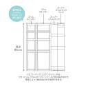 リセ スーパースリムラックマルチ4段 ホワイト(0328086)すき間収納 空間拡張 キッチン リビング ストッカー ワゴン キャスター付【日本製】 3