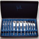 シビラ セプティマ ドルチェブレイクセット12PCS (S7-06) ステンレス 艶消し マット カトラリー 洋食器 卓上 テーブルウェア セット 食洗器対応 ...