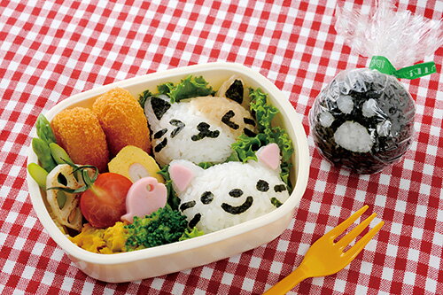 楽天市場 おむすびニャン おにぎり型 ネコ ねこ 猫雑貨 かわいい キャラ弁 立体 お弁当 お子様ランチ おもてなし 食育 クリスマス プレゼント ギフトショップのパレット