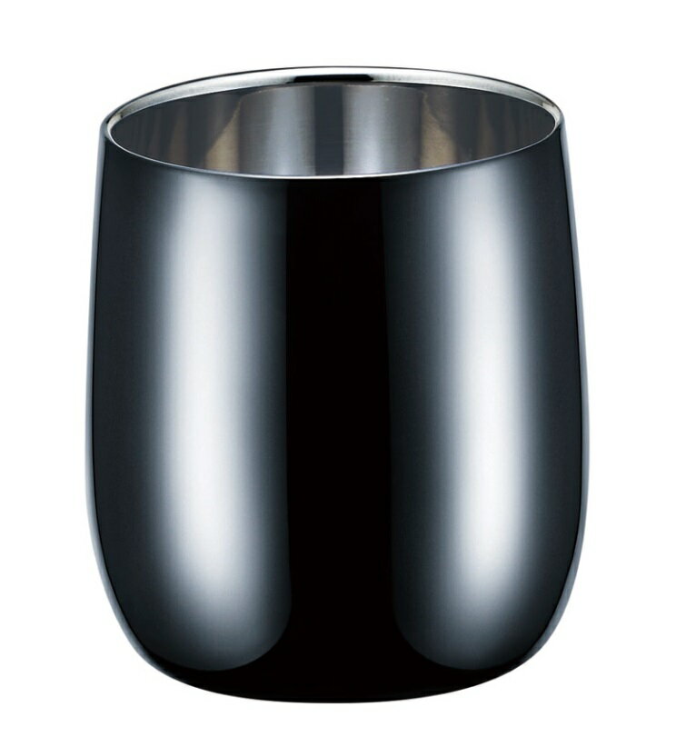 樂天商城 - ブリリアントブラック 2重ロックカップ 250ml (SCW-16BB) ステンレス黒染め 酒器 オシャレ スタイリッシュ 日本製 ギフト