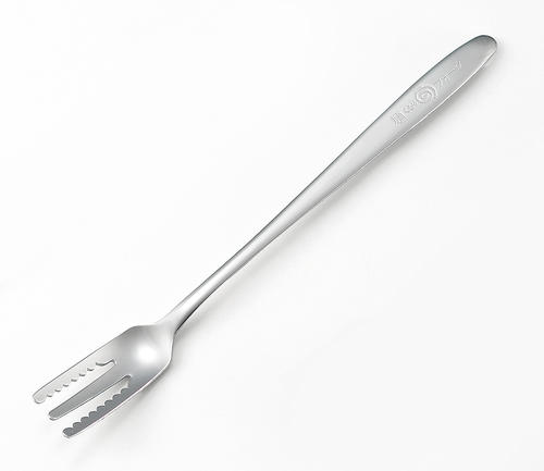 麺くるりフォーク(0403001)ステンレス製 シンプル スパゲティー 波型 ウェーブ 巻きやすい【日本製】【メール便対応】