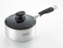 落合務 IH対応 アルミ 片手鍋18cm (LB-119R) 1.8L キッチン 外面ミラー仕上げ IH対応 ラ・ベットラ スタイリッシュ モダン 深め ギフト