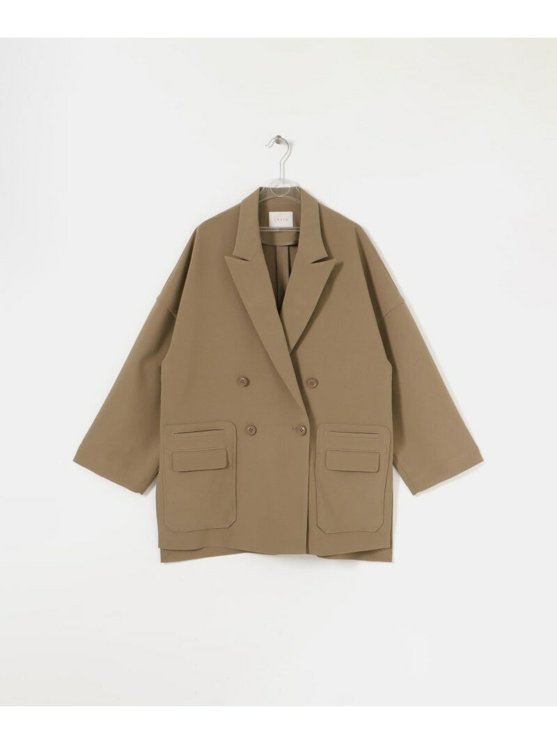 【SALE／70%OFF】OVER JACKET LAATO ラート ジャケット・アウター テーラードジャケット・ブレザー ブラウン カーキグリーン【RBA_E】【送料無料】[Rakuten Fashion]