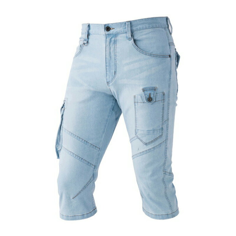 『HOP-SCOT 9856 ストレッチデニムカーゴクロップドパンツ STRETCH DENIM SERIES 春夏秋』