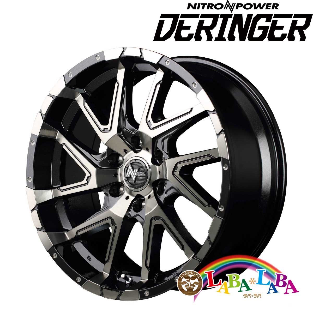 樂天商城 - ホイール 20インチ 20×8.5J +20 PCD139.7 6穴 MID NITRO POWER DERINGER (2085 +20 139-6H)