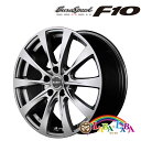 ホイール 17インチ 17×7.0J +50 PCD114 5穴 MID EURO SPEED F10 4本セット (1770 +50 114-5H)(2)