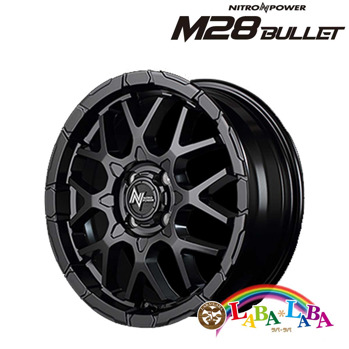 �ڴ��ָ��������ȥ꡼�ǥݥ����5�ܡۥۥ����� 15����� 15��5.0J +48 PCD100 4�� MID NITRO POWER M28 BULLET (1550 +48 100-4H)
