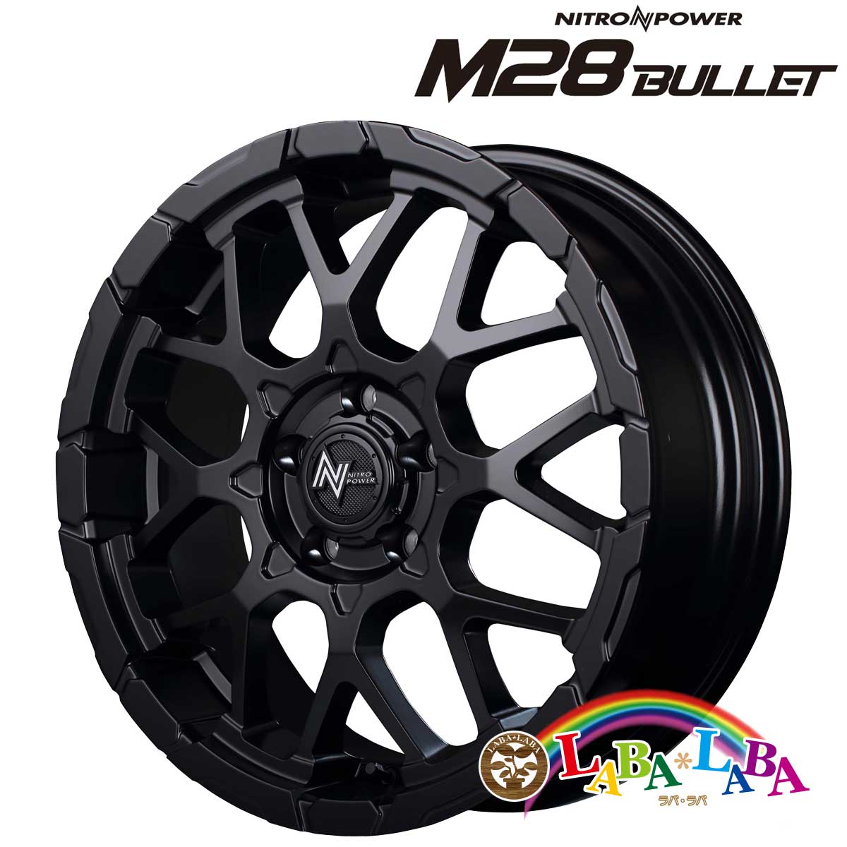 Rakuten - ホイール 16インチ 16×7.0J +40 PCD114.3 5穴 MID NITRO POWER M28 BULLET 4本セット (1670 +40 114-5H)