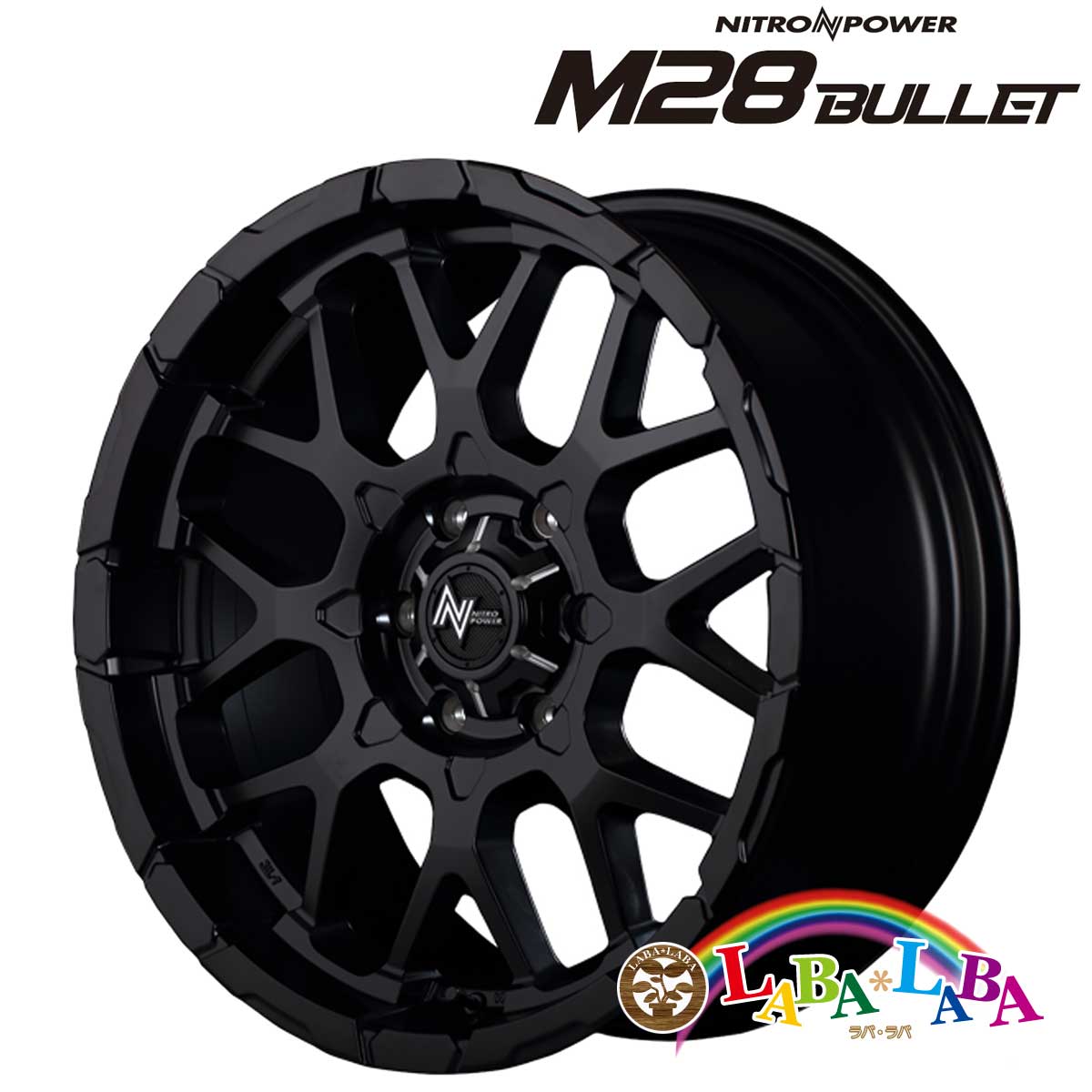 樂天商城 - ホイール 17インチ 17×6.5J +38 PCD139.7 6穴 MID NITRO POWER M28 BULLET (1765 +38 139-6H)