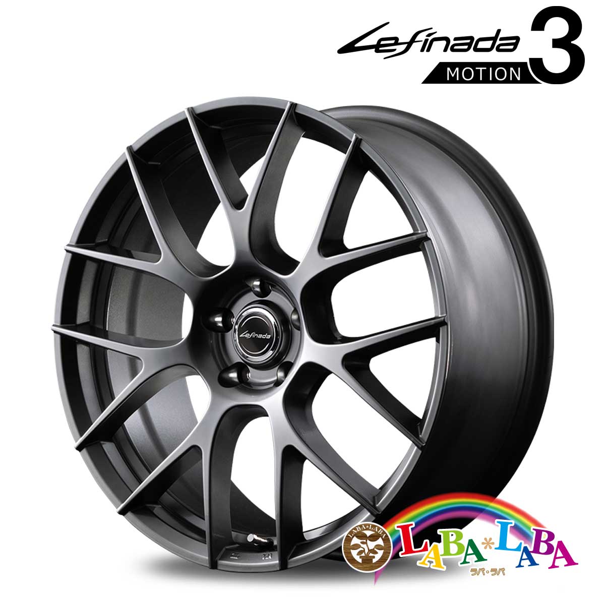 ホイール 18インチ 18×8.0J +41 PCD114 5穴 MID Lefinada MOTION3 4本セット (1880 +41 114-5H)