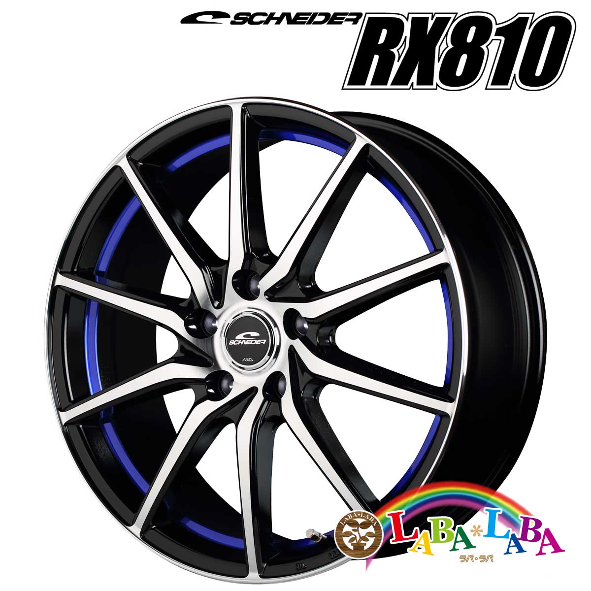 ホイール 17インチ 17×7.0J +48 PCD114 5穴 MID SCHNEIDER RX810 (1770 +48 114-5H)