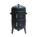 BBQコンロ スモーカー＆グリル 燻製器 蒸し器 焼肉グリル 3in1 バーベキューコンロ キャンプ アウトドア スモークグリル【送料無料】 BBQコンロPY8501