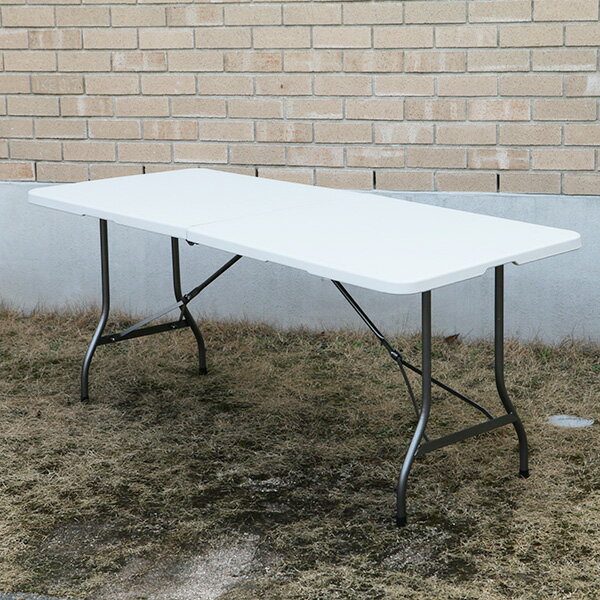 アウトドアテーブル 折りたたみ 頑丈 大型 幅180×奥行75cm レジャーテーブル レジャー BBQ キャンプ アウトドア 海 海水浴 イベント テーブル 長テーブル 折り畳み式 バーベキュー  ###外テーブルFH180###通販格安セール情報　楽天　通販