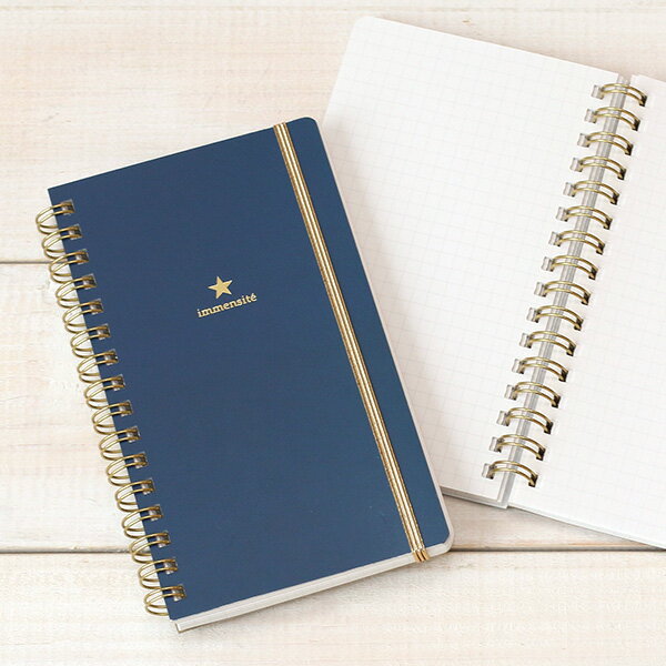 スリムノート カミーユ 《ギフト/リングノート/5mm方眼/ダイエット/勉強/管理表/スタディプランナー/おしゃれ/大人/かわいい/可愛い/父の日》【ラボクリッ...