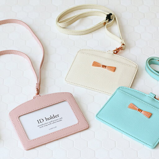 IDホルダー【全3色】 リュシー (ピンク/グリーン/アイボリー)《ネックストラップ/IDカードホルダー/パスケース/定期入れ/社員証/おしゃれ/大人/かわいい/可愛い》【ラボクリップ】 IDホルダー【全3色】 リュシー (ピンク/グリーン/アイボリー)《ネックストラップ/IDカードホルダー/パスケース/定期入れ/社員証/おしゃれ/大人/かわいい/可愛い》【ラボクリップ】