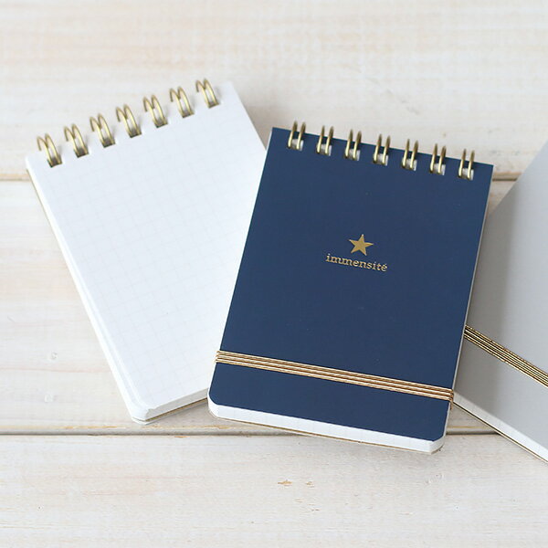 A7メモ カミーユ 《メモ帳/伝言メモ/電話メモ/5mm方眼/おしゃれ/大人/かわいい/可愛い/父の日》【ラボクリップ】のサムネイル