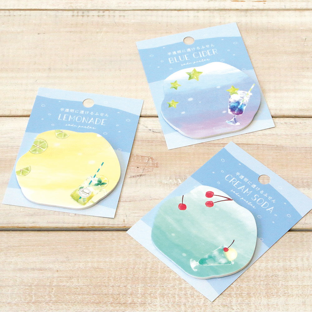 【楽天ランキング2位】パーラー／シアーふせん《フルーツ柄/スイーツ柄/半透明/透ける/おしゃれ/大人/..