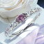 【0.103ct ファンシーパープリッシュピンク】アーガイル ピンクダイヤモンド リング ハーフエタニティ プラチナ900 ジュエリーリング (R100341) 指輪 プロポーズ 婚約指輪 結婚指輪 ご褒美 普段使い 金婚式 銀婚式 プレゼント お祝い