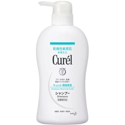 【花王】キュレル 潤浸保湿 シャンプー ポンプ 本体(420ml)【4901301276070】【医薬部外品】