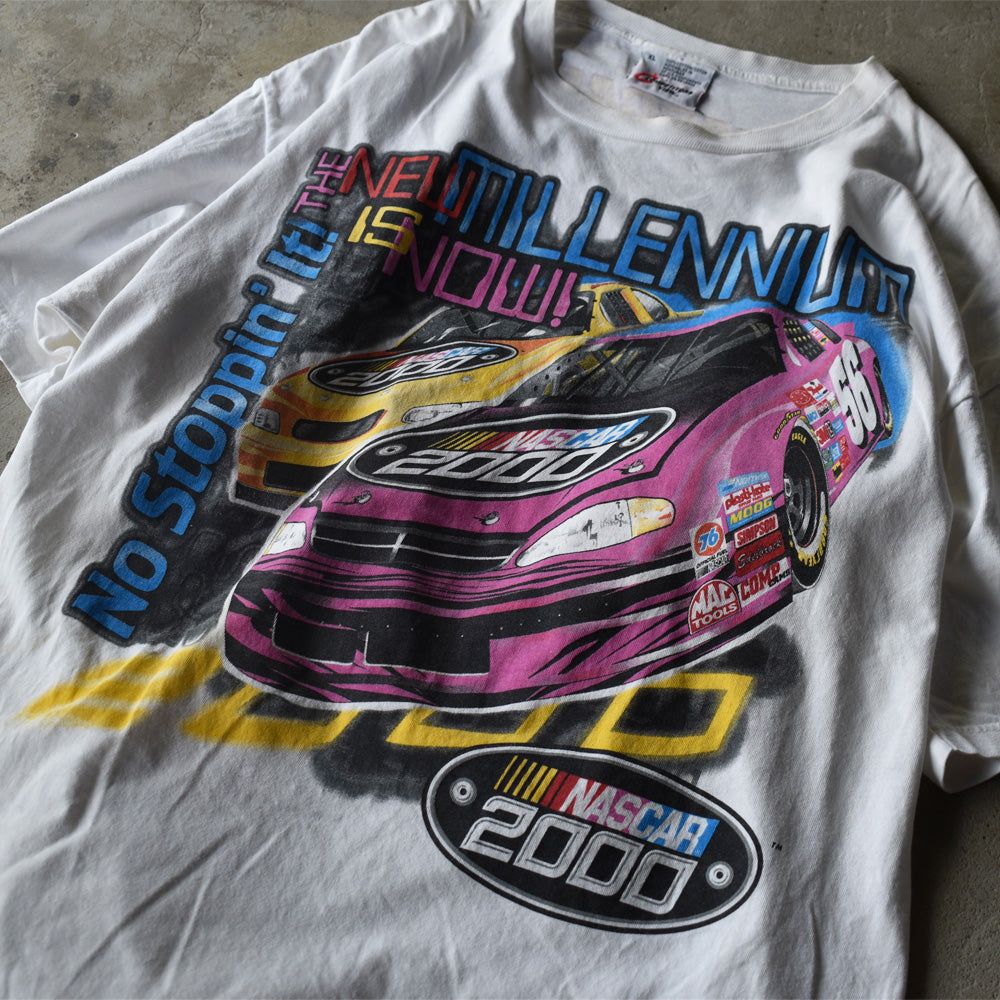 【中古】Y2K “NASCAR 2000” レーシング Tee USA製 220719