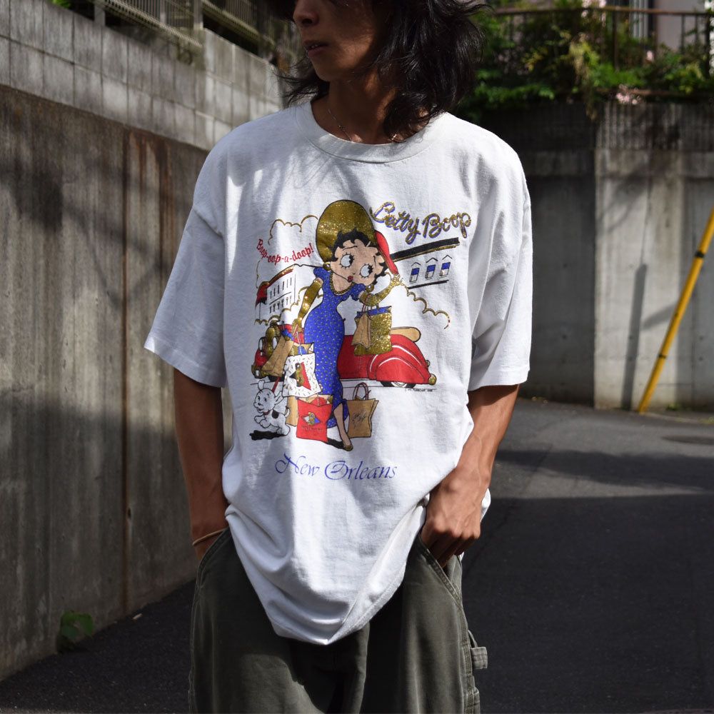 楽天市場】betty boop 古着(Tシャツ・カットソー|トップス 楽天市場】betty boop 古着(Tシャツ・カットソー|トップス