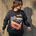 【中古】90’s　NASCAR “DAYTONA” レーシング スウェット　USA製　230716