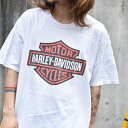 【中古】Y2K　Harley-Davidson/ハーレー・ダビッドソン 両面プリント Tシャツ　USA製　230526