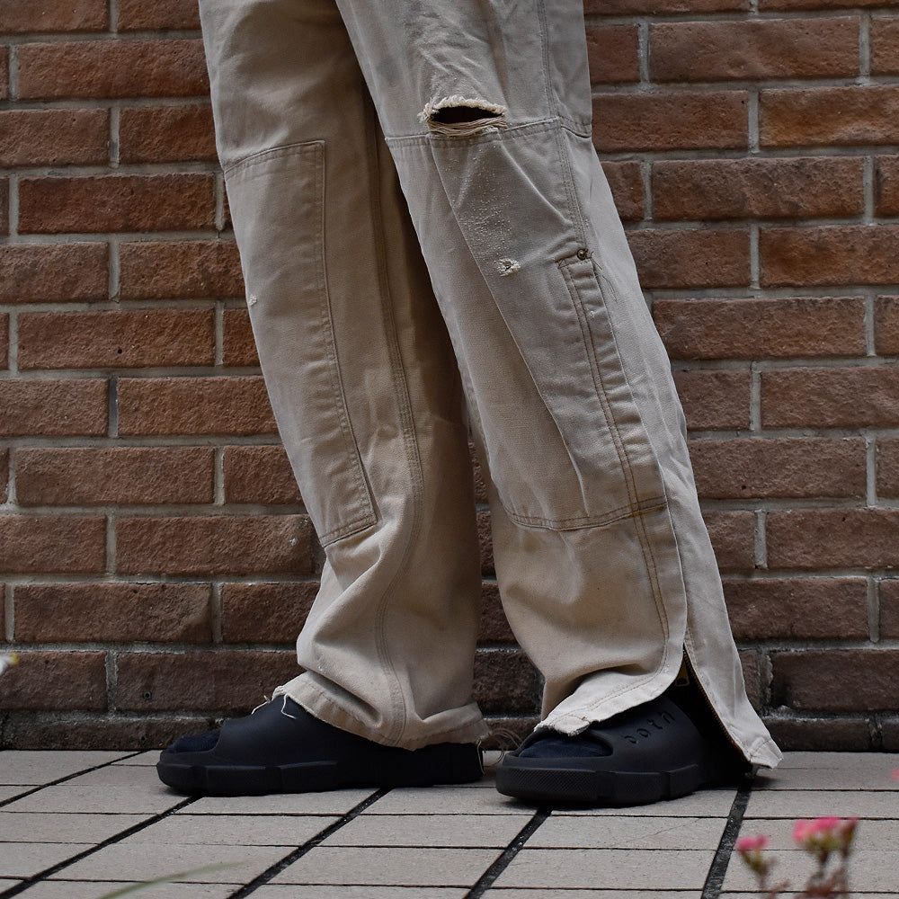 【中古】80's～　Carhartt/カーハート　ダブルニー&サイドジップ！ ダック　オーバーオール　星形ロゴ　230824H