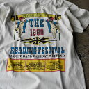 【中古】90 039 s Reading Festivals 1990 The Cramps/Mudhoney/Buzzcocks/Psychic TV/Pixies/ etc.. Tee 230907H