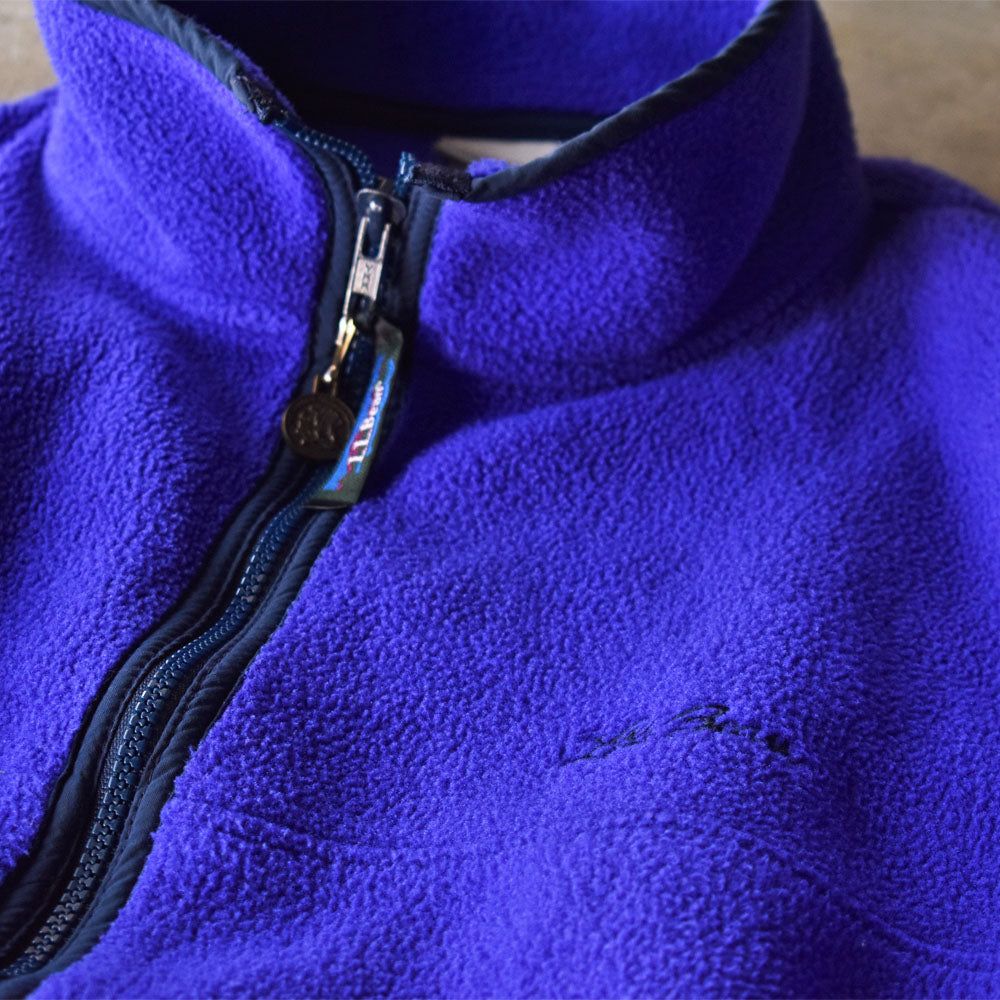 【中古】80’s L.L.BEAN ナイスカラー! フルジップ フリースジャケット 231124